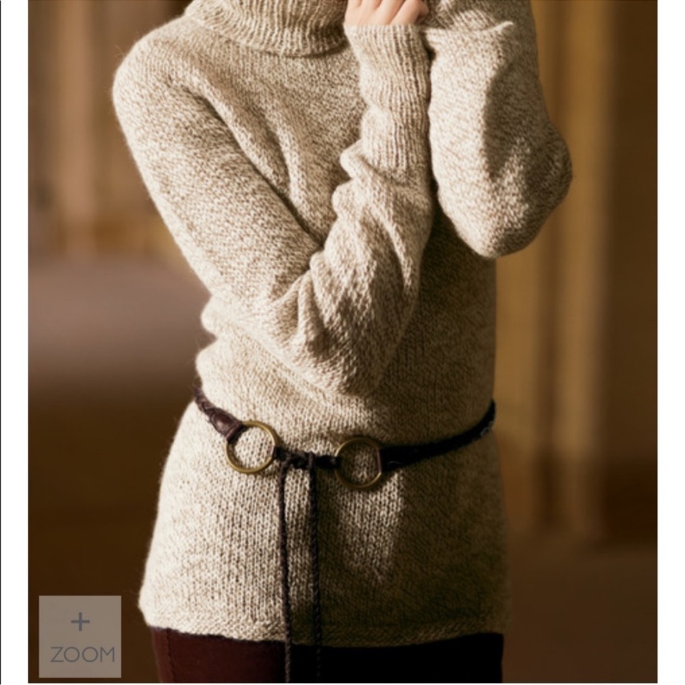 Peruvian Connection Snowy Day Pullover Alpaca Sweater size XL NWT